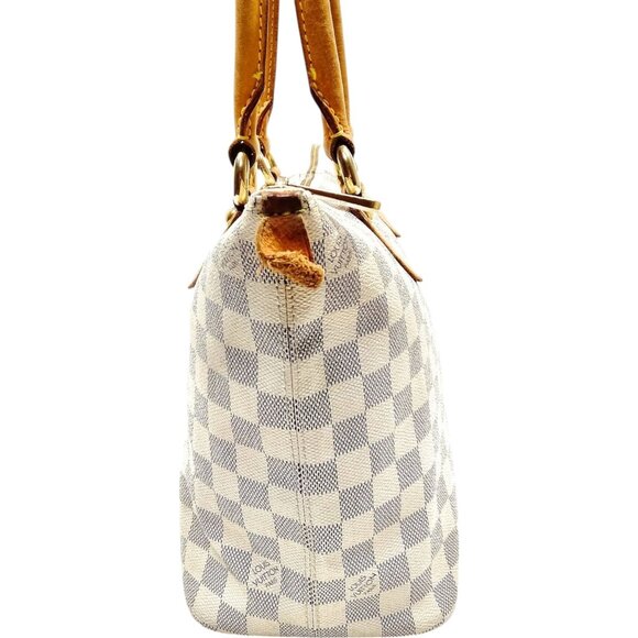 651444BV (S6) Louis Vuitton Hand Bag Saleya PM White Damier Azul - Picture 2 of 9